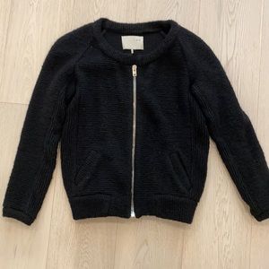IRO black sweater jacket size O brand new, never worn